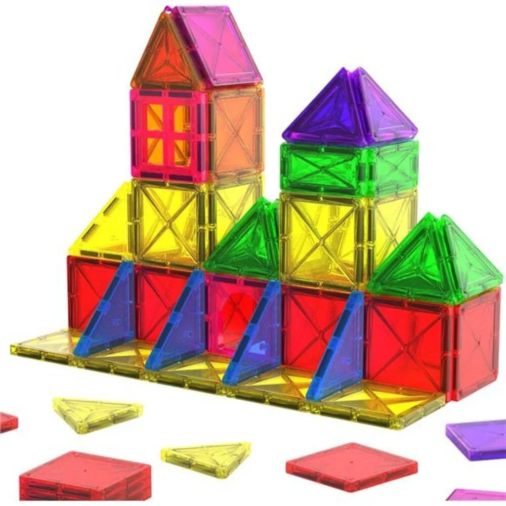 Magnetic Tiles Toddler Magnet Toys Mini Magnetic Building Blocks for Kids